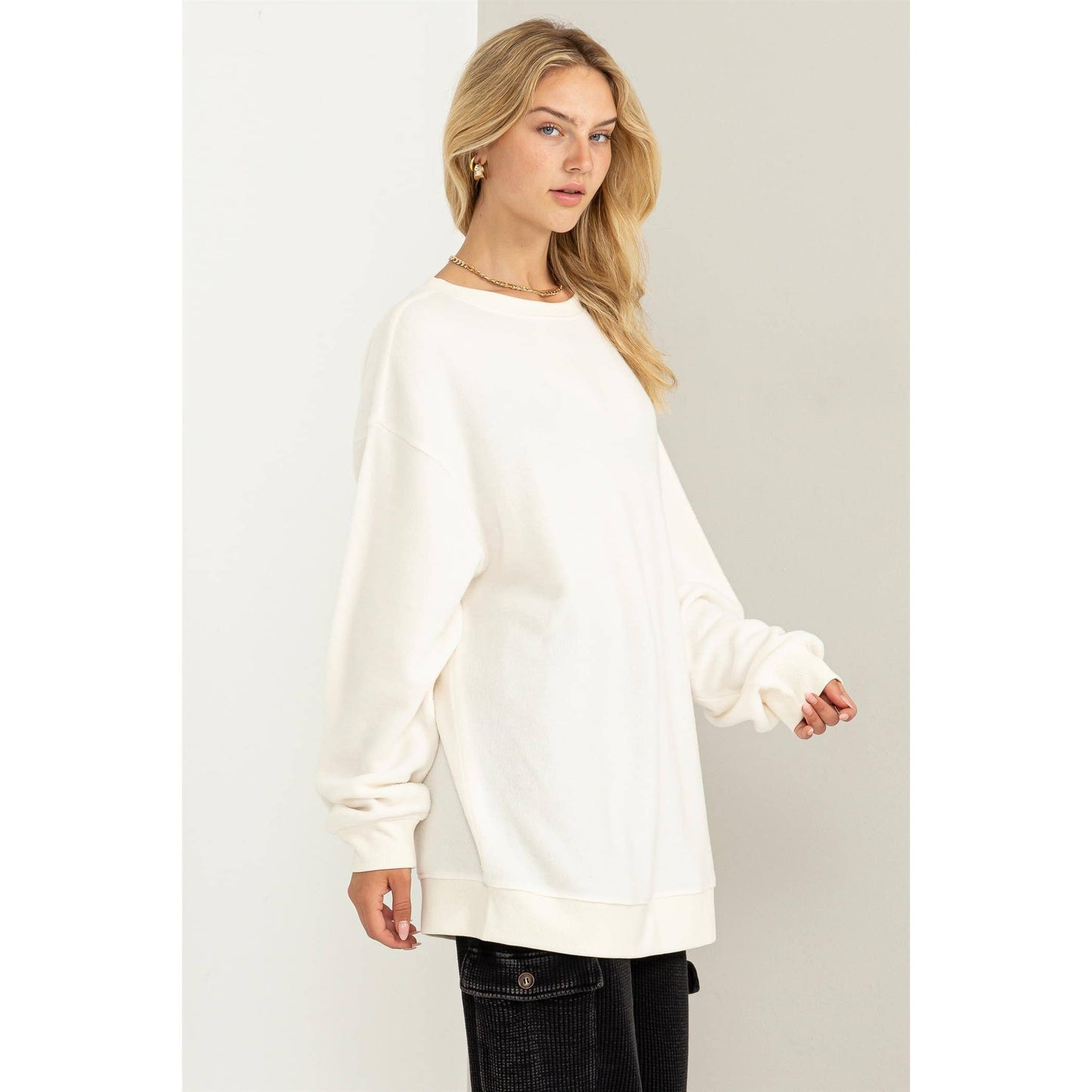 Stacy Long Sleeve Cream