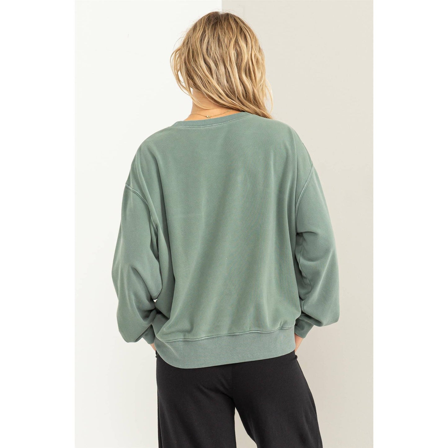 BETH RELAXED CREW NECK SWEATSHIRT