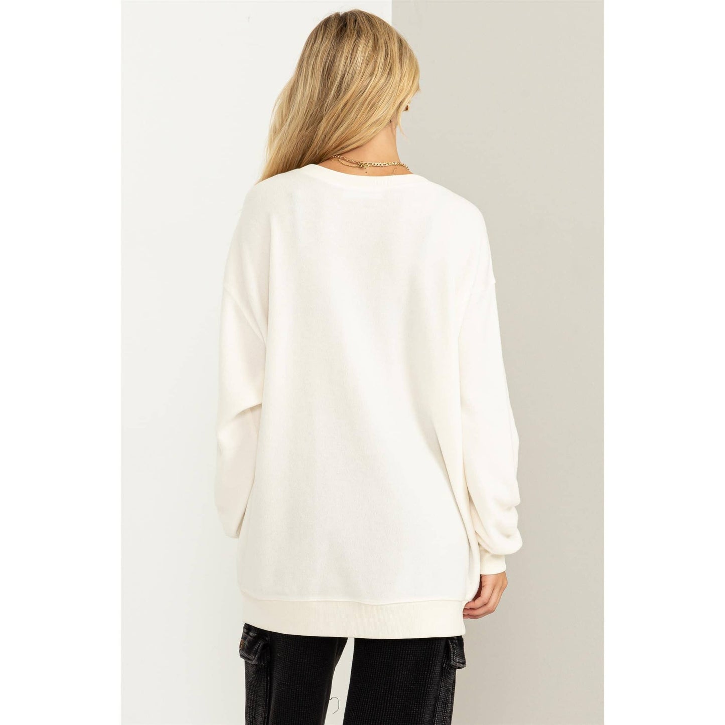 Stacy Long Sleeve Cream