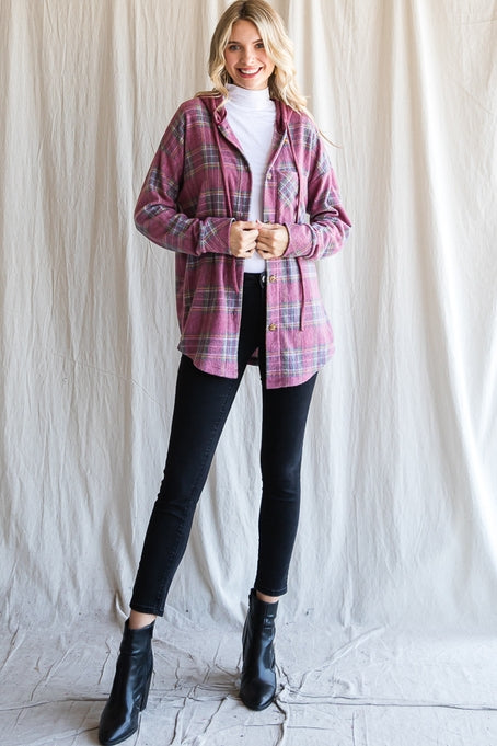 Hailey Plaid Shacket