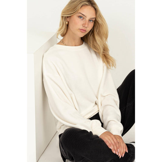 Stacy Long Sleeve Cream